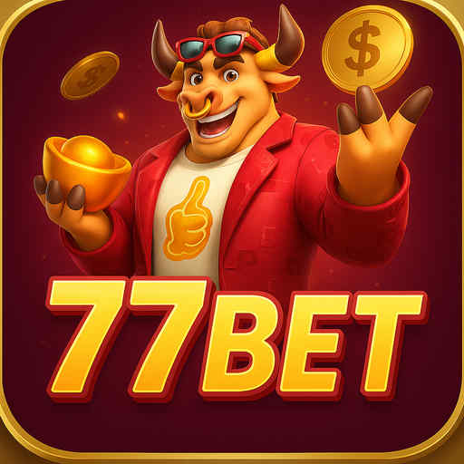 Imagem promocional da 77bet mostrando a plataforma e suas vantagens